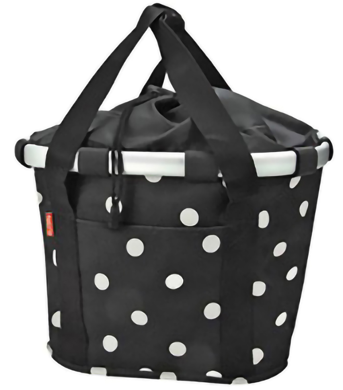 Klickfix Sacoche BIKEBASKET black dot 15L