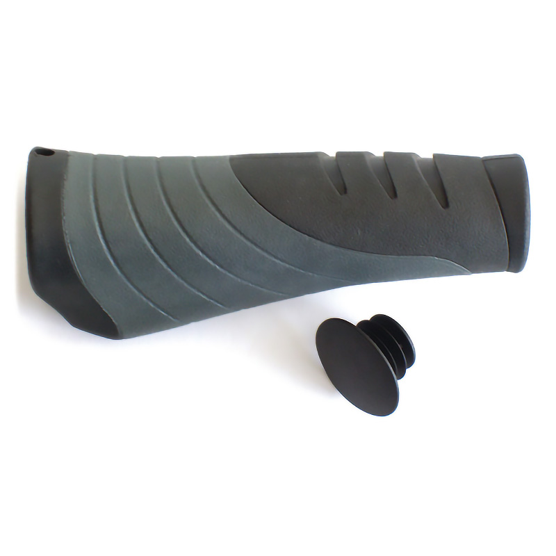 Lenkergriffe D3 Gel 135 mm grau/schwarz