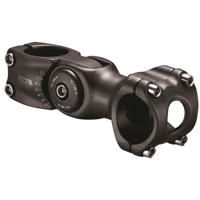 Potence AS-820A 25.4 mm 1&quot;-1 1/8&quot; 0-60° noir, 110mm