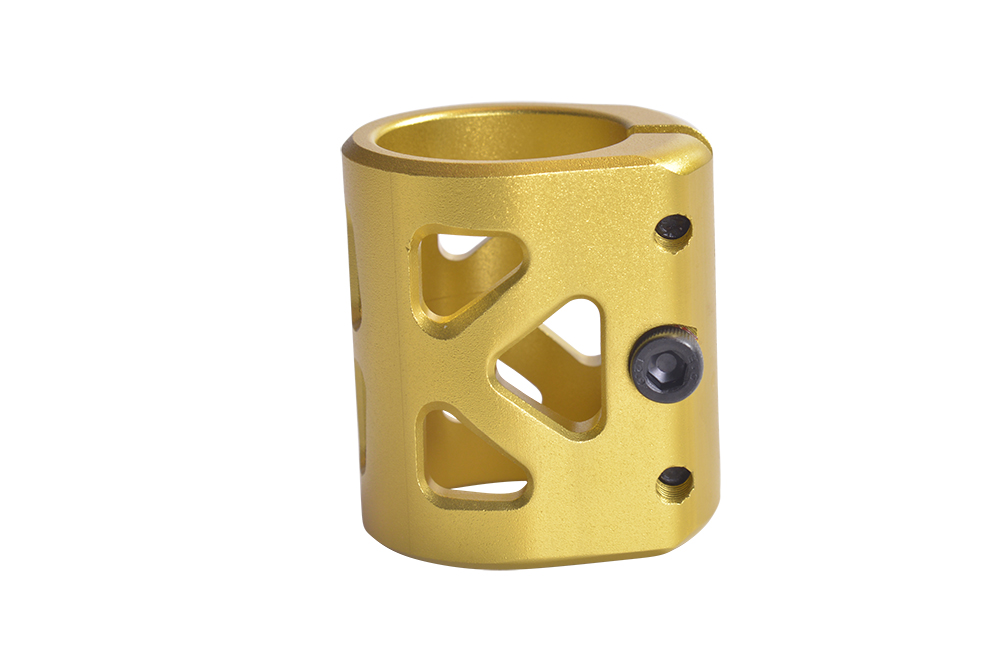 Clamp-B Fox HIC d 34.9, 3 bolt oversized Gold