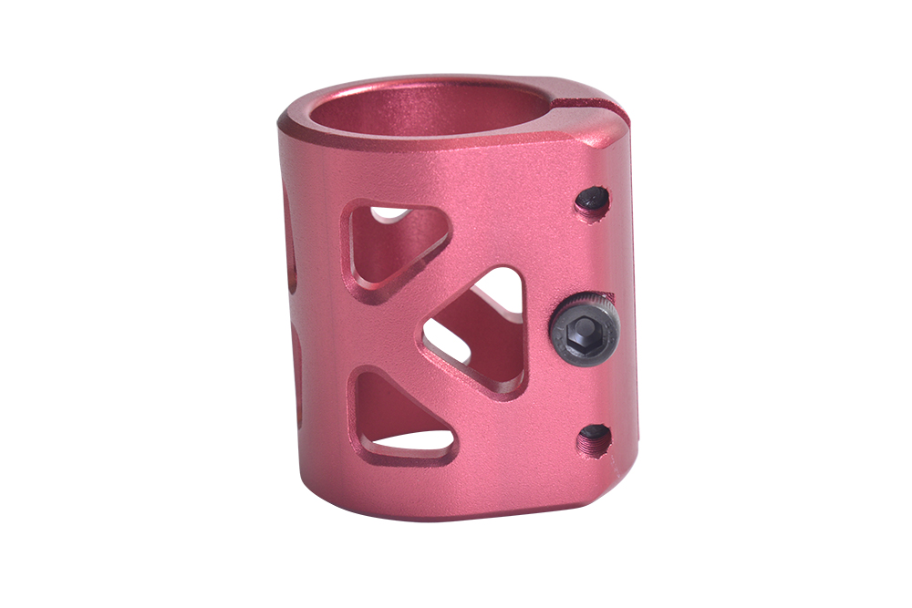 Clamp-B Fox HIC d 34.9, 3 bolt oversized Red