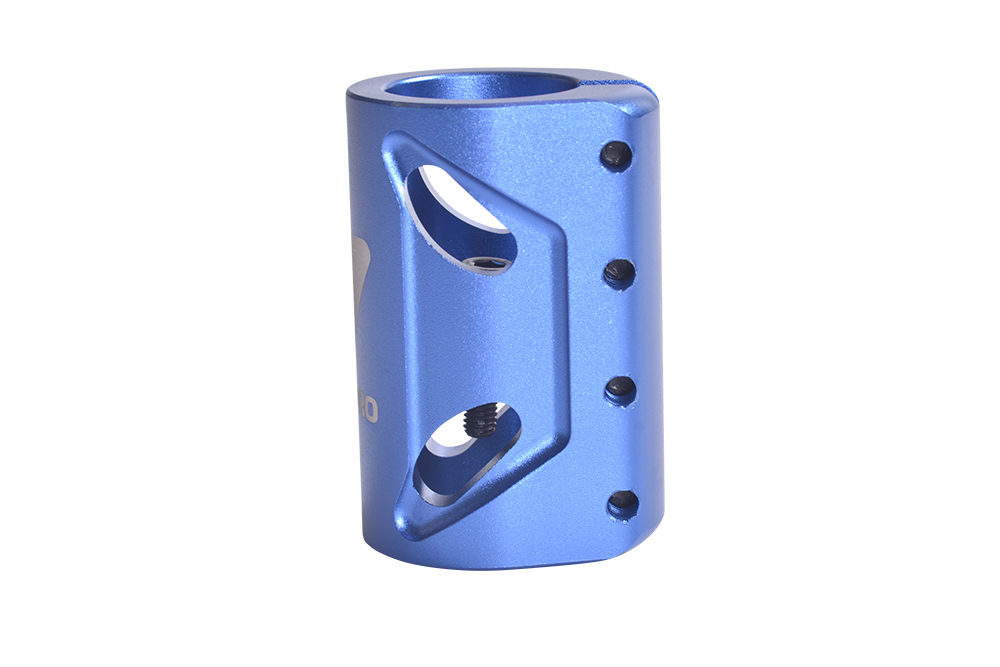 Clamp-О Fox SCS d 28.6 and 31.8, 4 bolts Blue