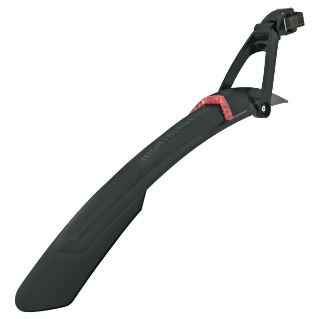 Garde-boue ar. amovible Nightblade feu arrière inclus noir
