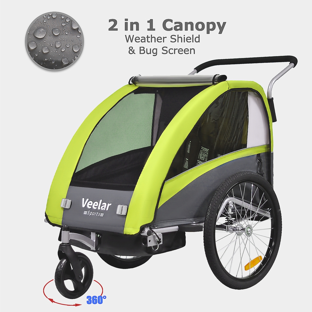Remorque enfant VEELAR BT603, 2en1