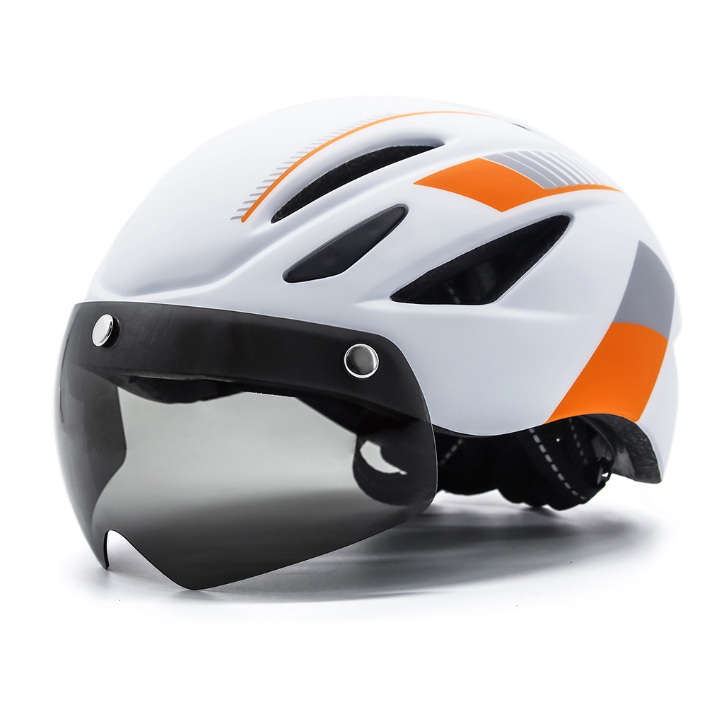 Casque HT26, blanc-orange