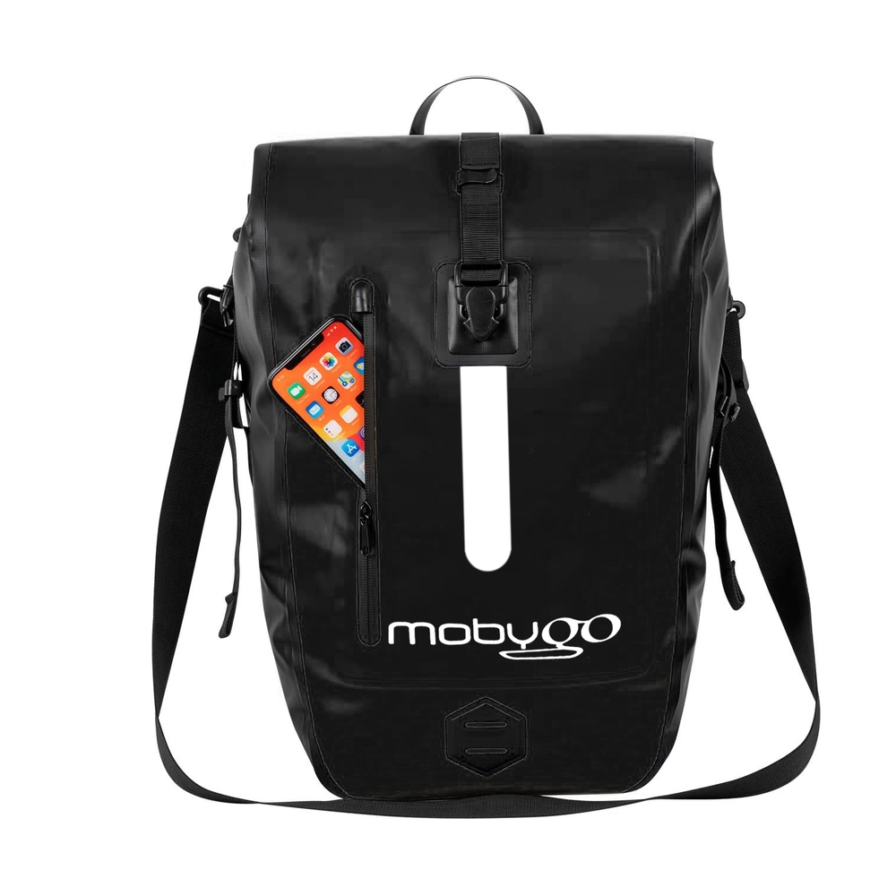 MOBYGO CB25L wasserdichte Fahrradtasche, schwarz