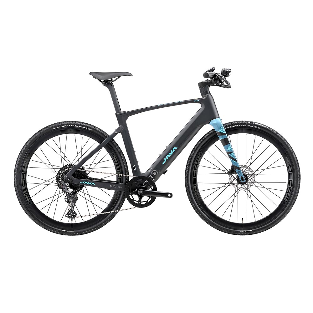 JAVA Riva Carbon noir-bleu